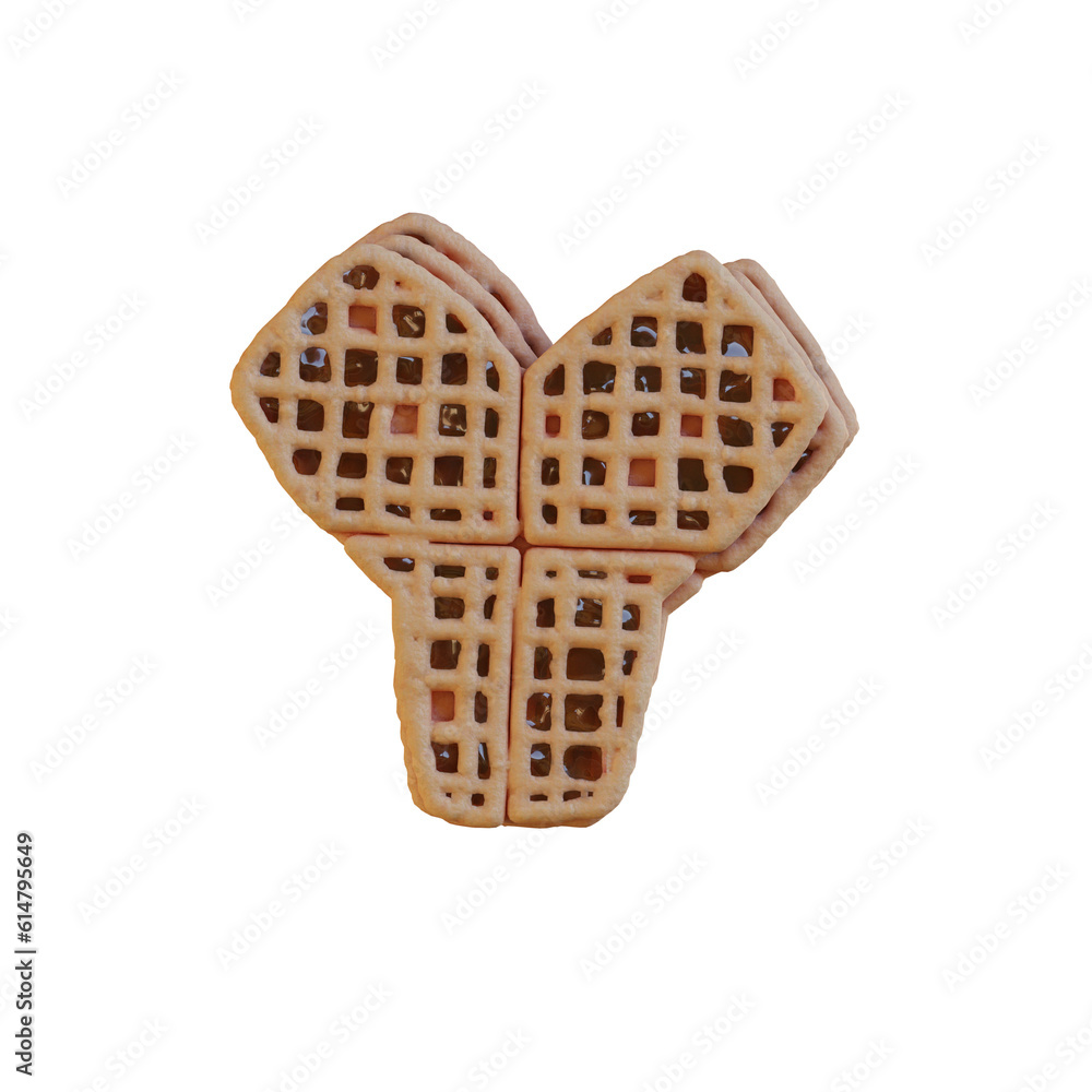Pie or Pancake Bakery 3D Alphabet or PNG Letters Pie or Pancake Bakery 3D Alphabet or PNG Letters