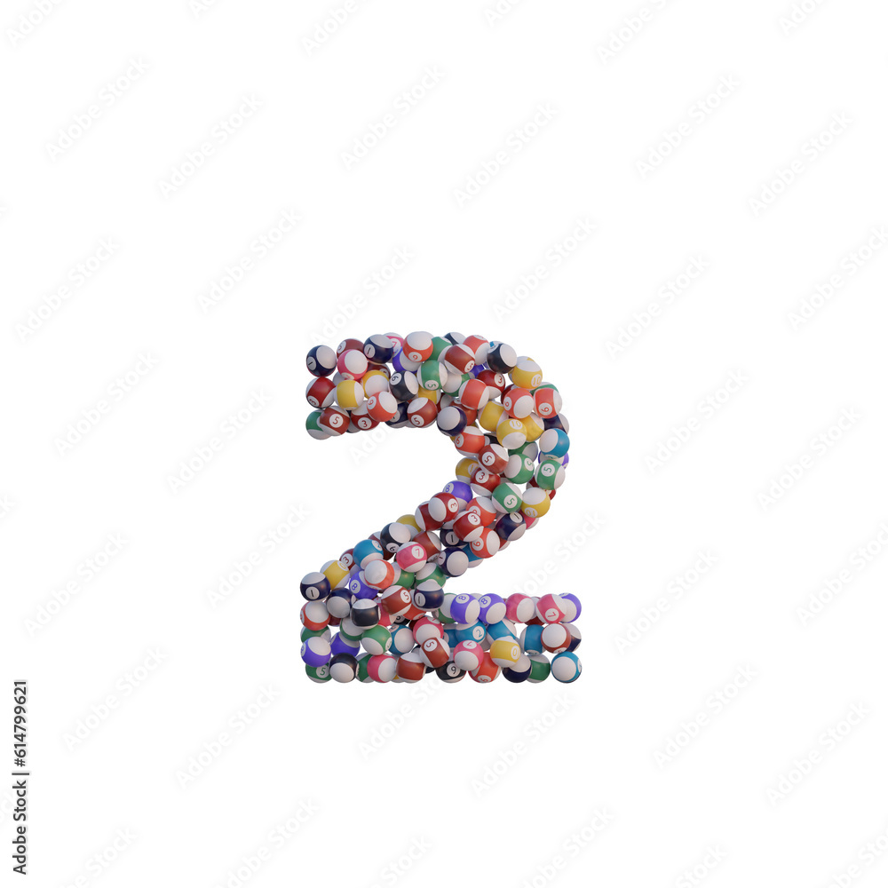 Billiard Balls 3D Alphabet or PNG Letters Billiard Balls 3D Alphabet or PNG Letters