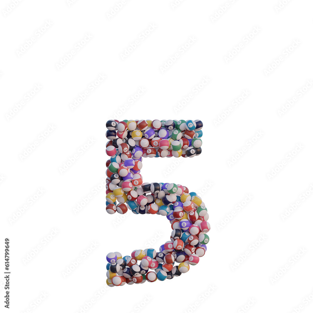 Billiard Balls 3D Alphabet or PNG Letters Billiard Balls 3D Alphabet or PNG Letters