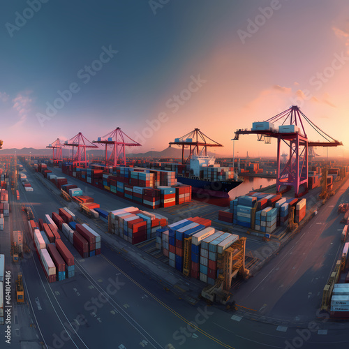 Sea Port Container