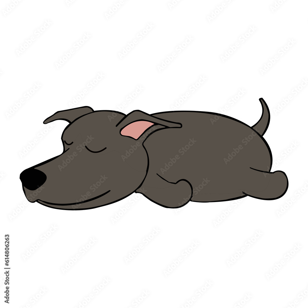 Sleeping Lazy Dog Cliaprt PNG Sleeping Lazy Dog Cliaprt PNG