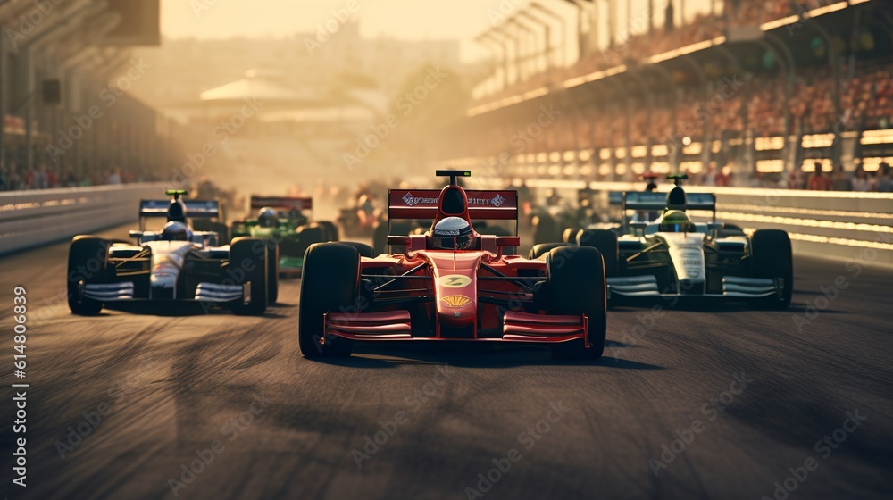 Formula 1 racing Cars, Generative AI
