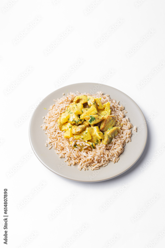rice with chicken rice with chicken