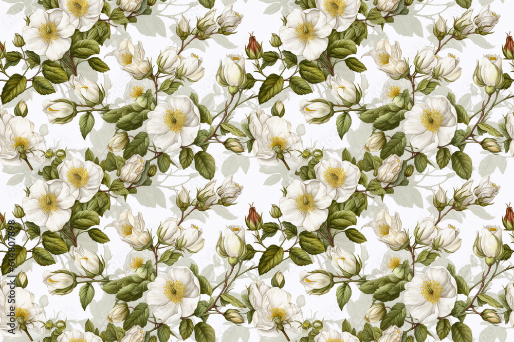 Timble Background Roses Seamless tilable background of rambling rose, rabling rector seamless ...