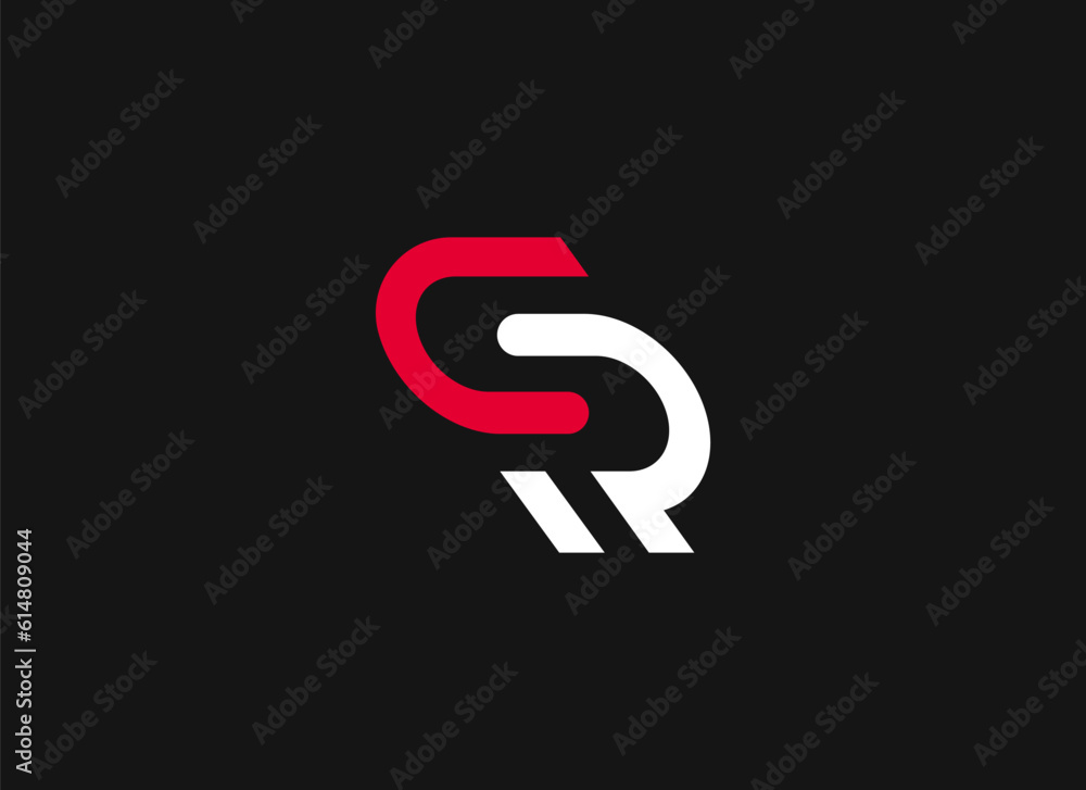 Abstract Initial Letter S SR CR Logo Suitable For Business and Branding Logos. Flat Design Vector Template Elements Abstract Initial Letter S SR CR Logo Suitable For Business and Branding Logos. Flat Design Vector Template Elements