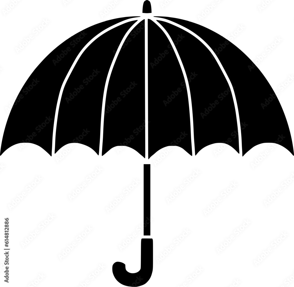black umbrella icon black umbrella icon