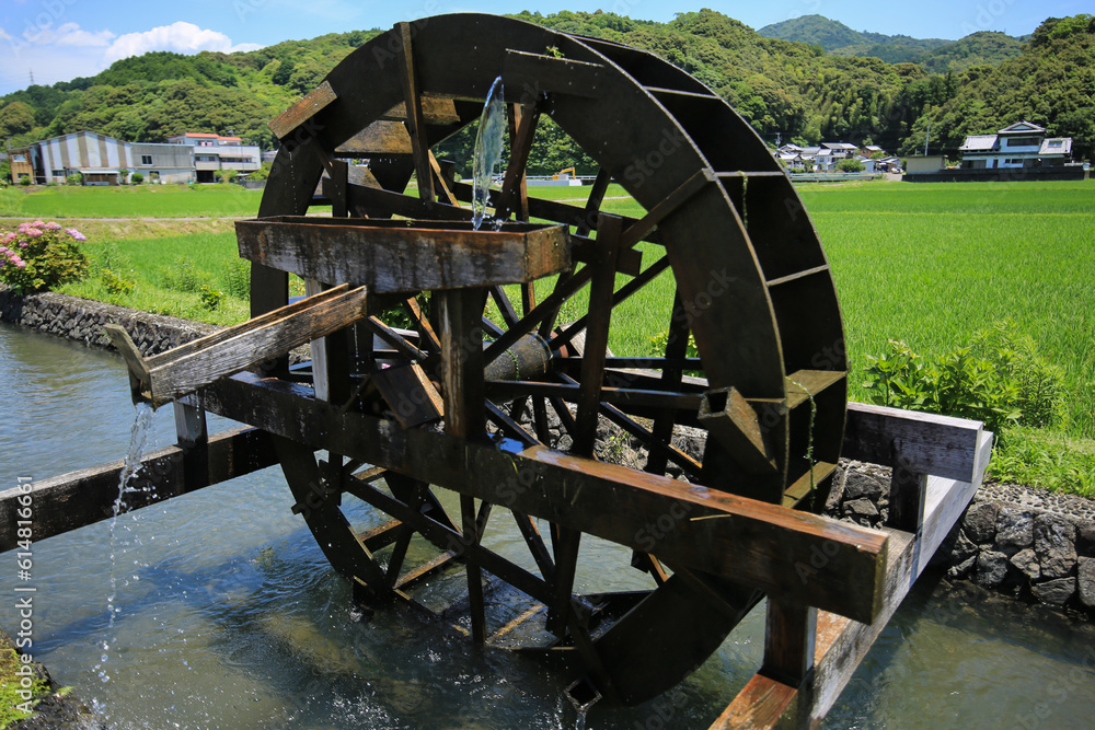 高知県四万十市　安並水車の里