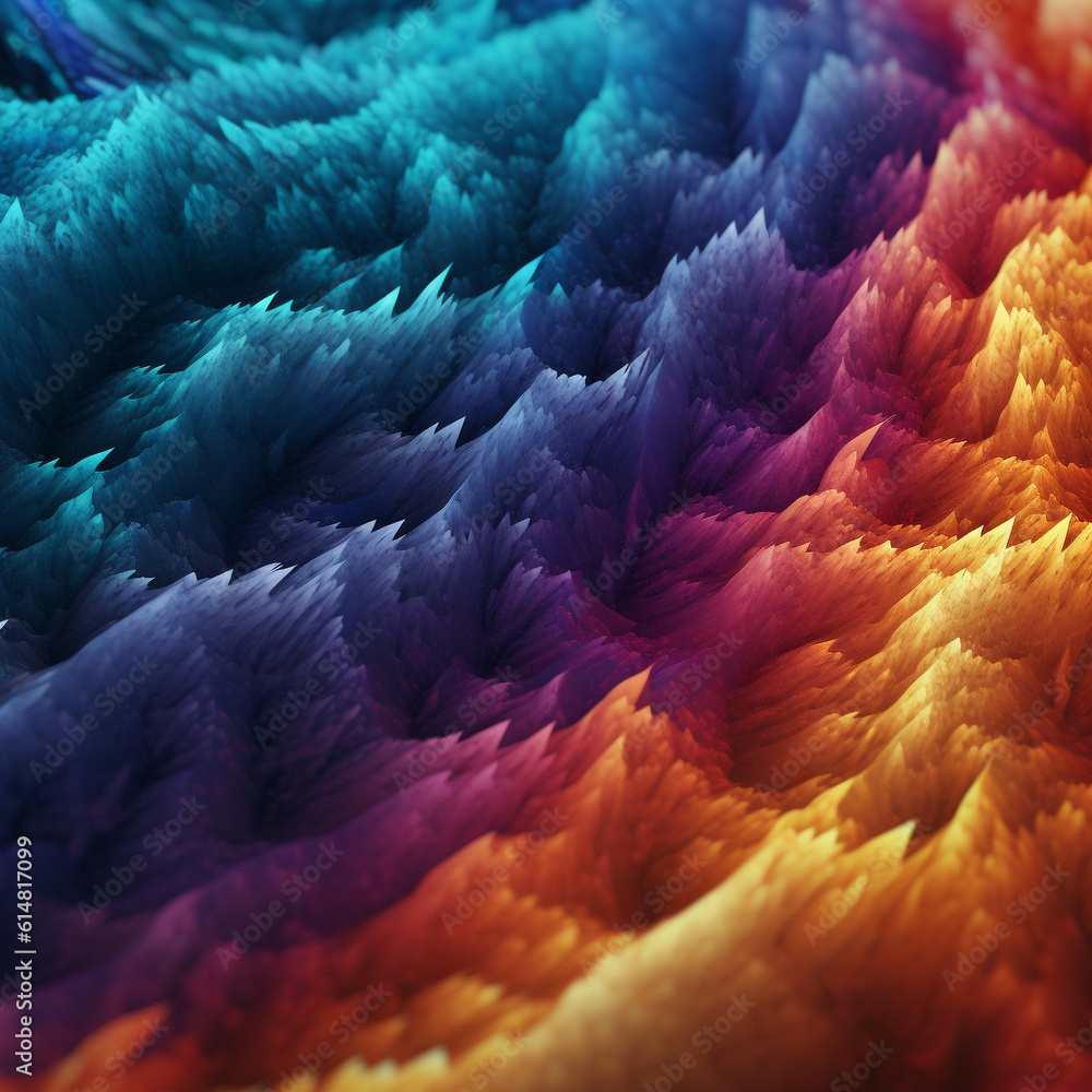 Fototapeta premium Bright abstract art work 