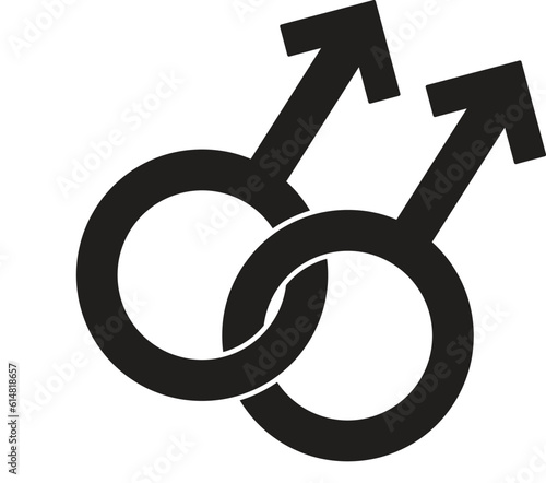 Gay symbol icon clip art vector image