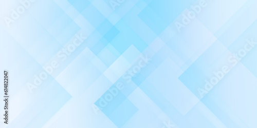 Modern and minimalistic soft blue or white gradient color abstract background with space for text and triangle and geometric square shape and light blue seamless retro pattern geometric shapes. 