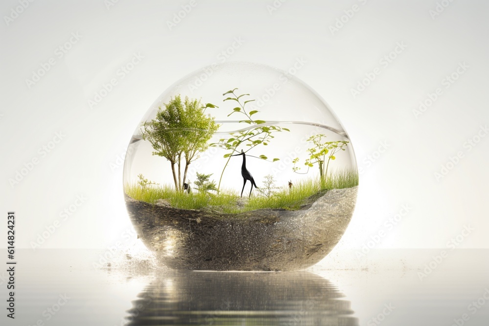 Conceptual Artwork Depicting Sustainability and Eco-Friendly Created with Generative AI Conceptual Artwork Depicting Sustainability and Eco-Friendly Created with Generative AI