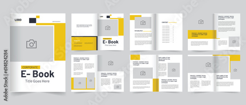 Corporate E-Book, Professional Clean Ebook Layout or ebook layout design