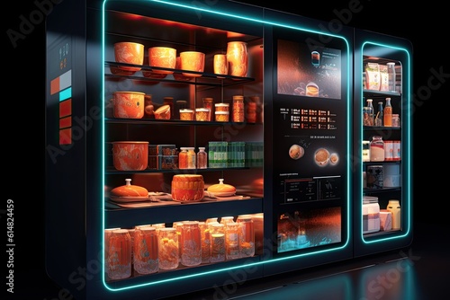 Smart refrigerator - made with Generative Ai