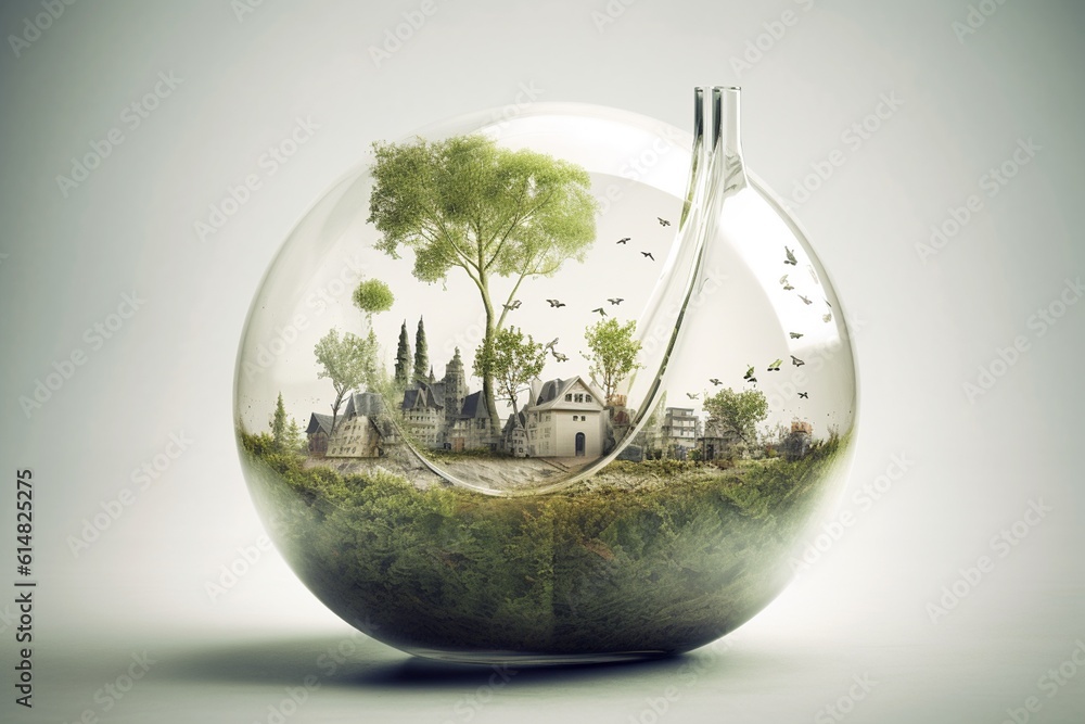 Conceptual Artwork Depicting Sustainability and Eco-Friendly Created with Generative AI Conceptual Artwork Depicting Sustainability and Eco-Friendly Created with Generative AI