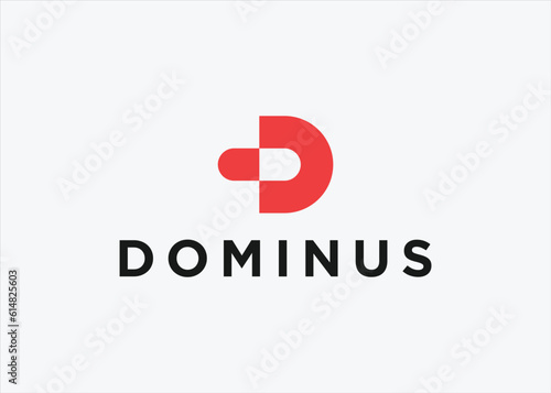 initial d with capsule logo design vector silhouette illustration