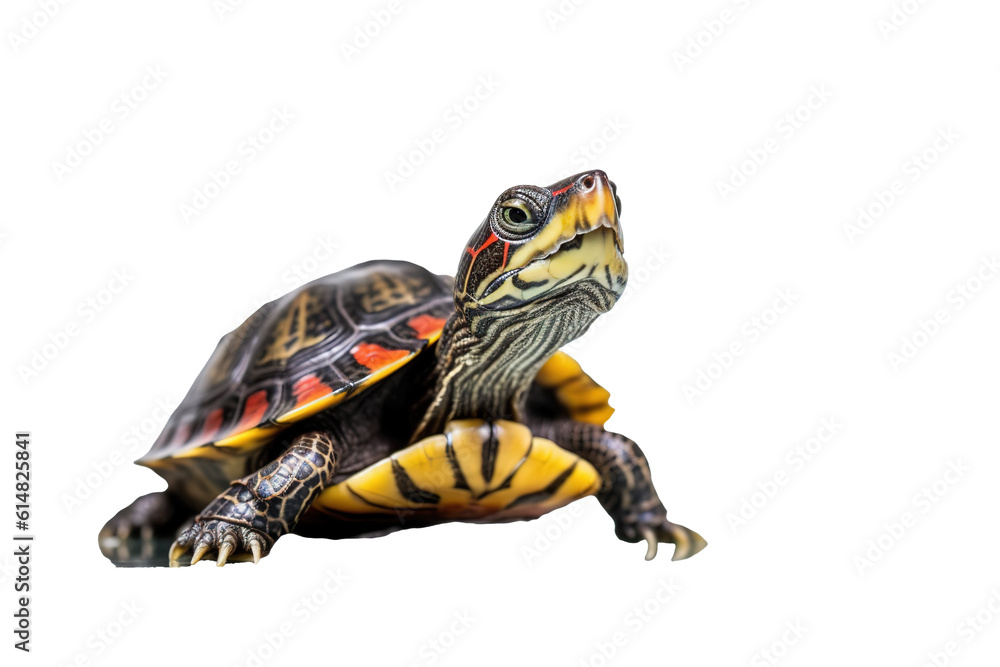 Western swamp turtle., generative artificial intelligence Western swamp turtle., generative artificial intelligence