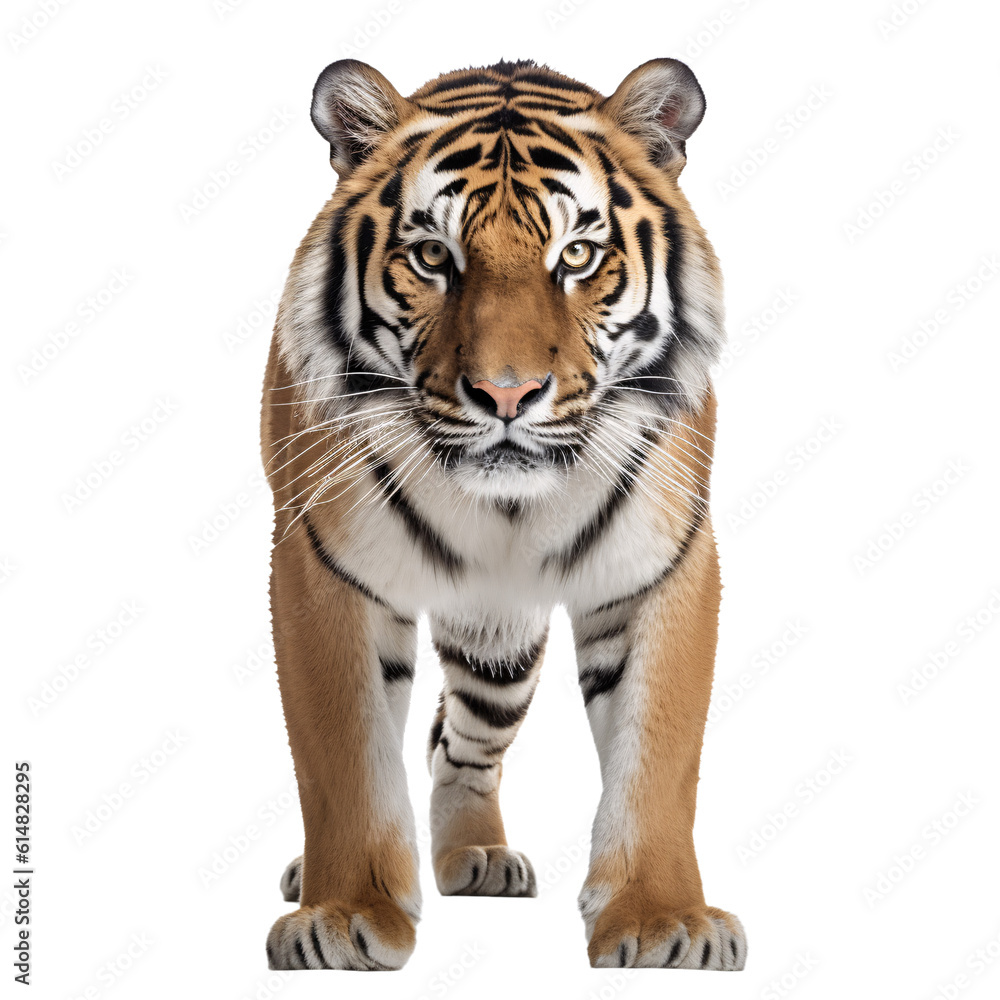 Tiger on Transparent Background