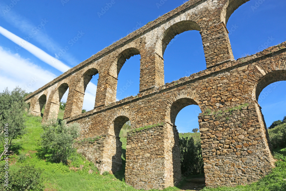 	
Roman aqueduct in Almunecar, Spain	