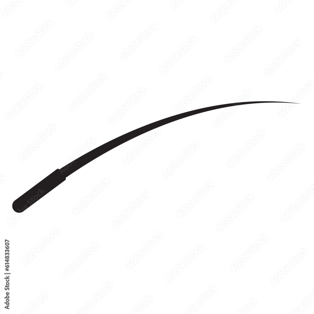 fishing rod icon vector fishing rod icon vector