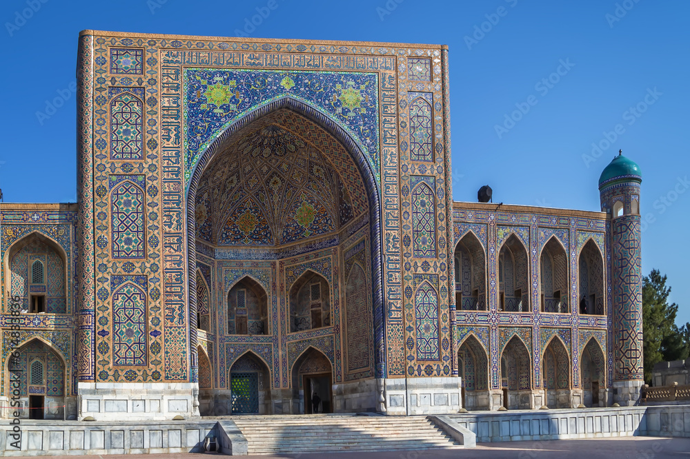 Tilya Kori Madrasa, Samarkand, Uzbekistan