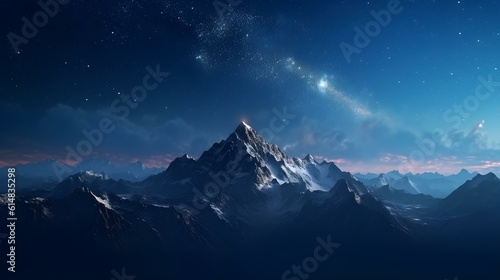 Starry Night over the Mountains