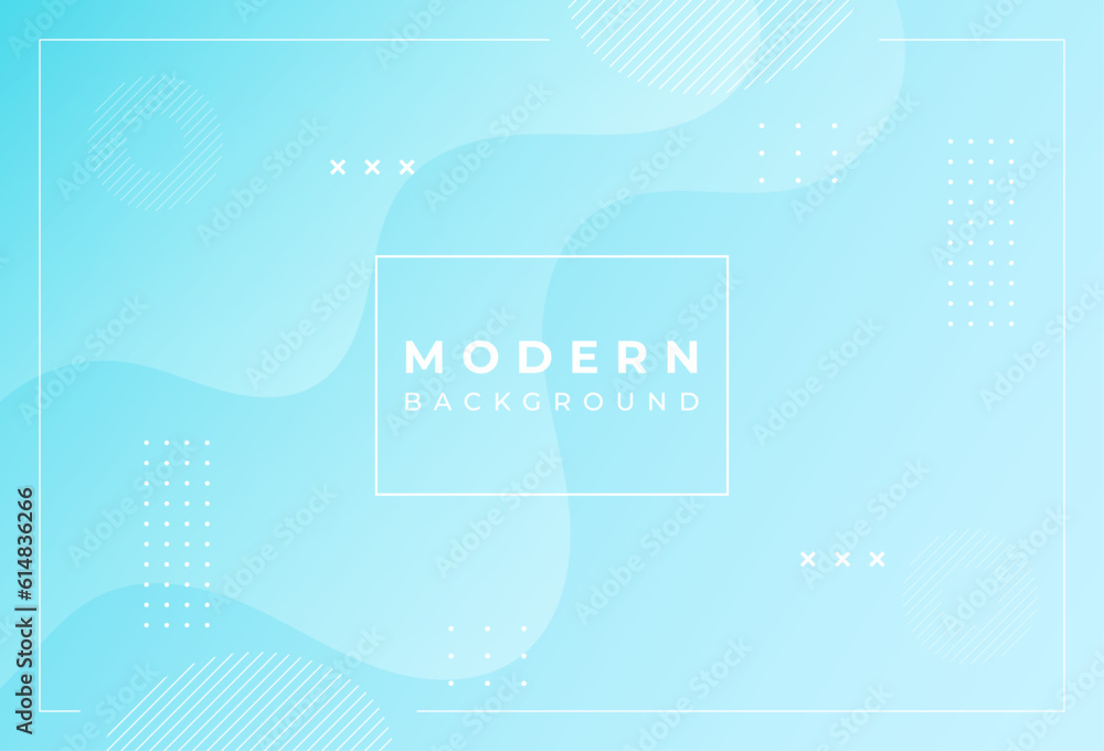 modern background . wave effetc. gradation blue , geometric, memphis style eps 10