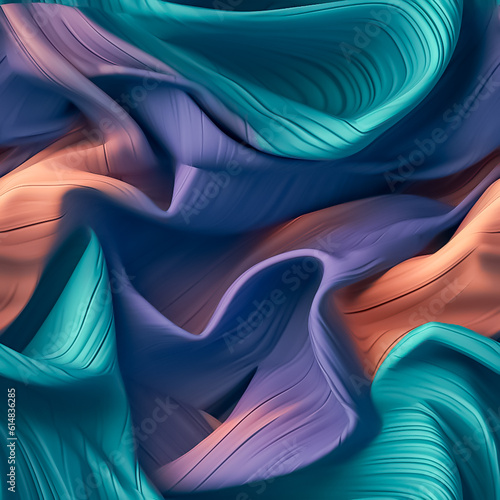 Colorful abstract liquid background generative AI