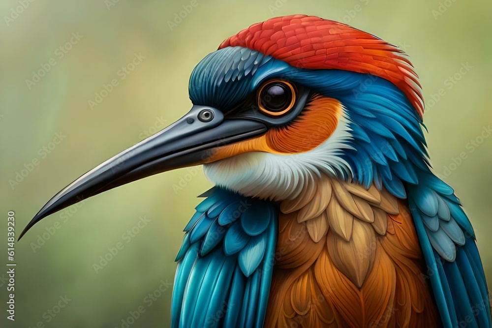 Fototapeta premium blue and yellow macaw