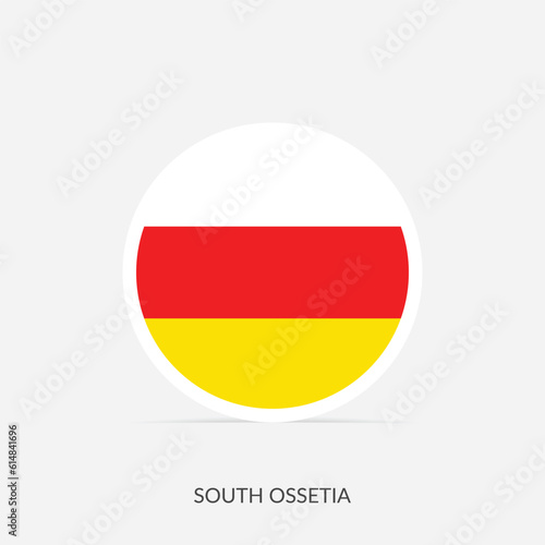 South Ossetia round flag icon with shadow. Free Download South Ossetia round flag icon with shadow. - GFXLoad