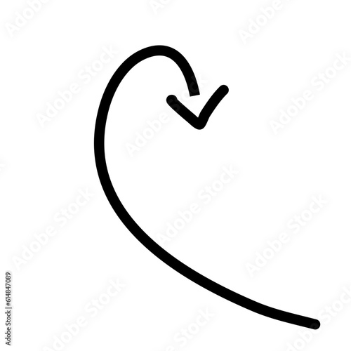 Hand drawn creative arrows.