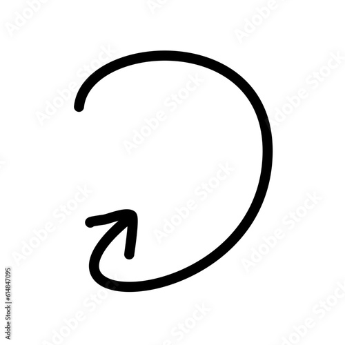 Hand drawn creative arrows.