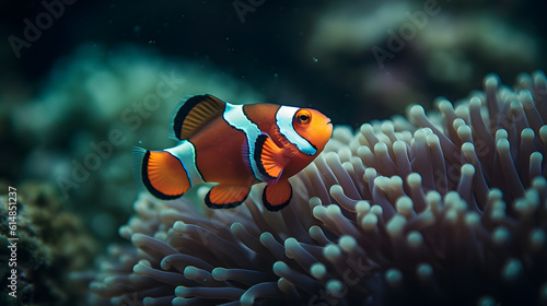 Clownfish in the Marine Realm. Generative AI © PIRMYN