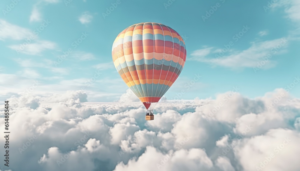 Naklejka premium hot air balloon