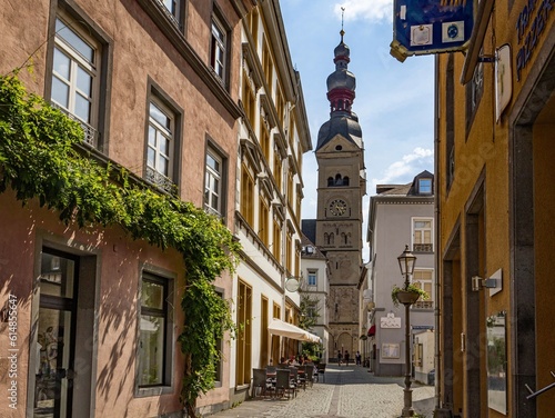 The old town in Koblenz with the Liebfrauenkirche