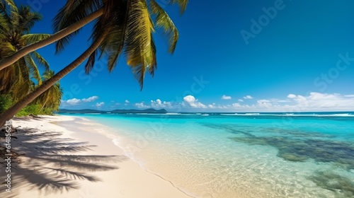 idyllic landscape of tropical beach in summer © carballo