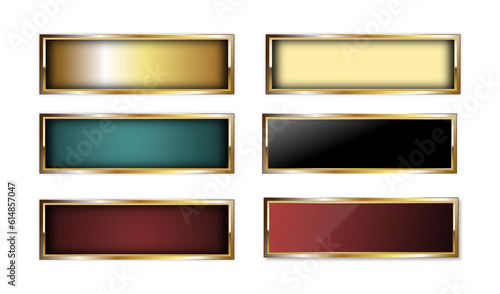 Free Download Gold Metalic Frame Banner - GFXLoad