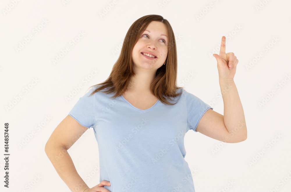 Beautiful caucasian woman expecting a baby with pregnant belly pointing finger up. exited and happy. number one. Beautiful caucasian woman expecting a baby with pregnant belly pointing finger up. exited and happy. number one.