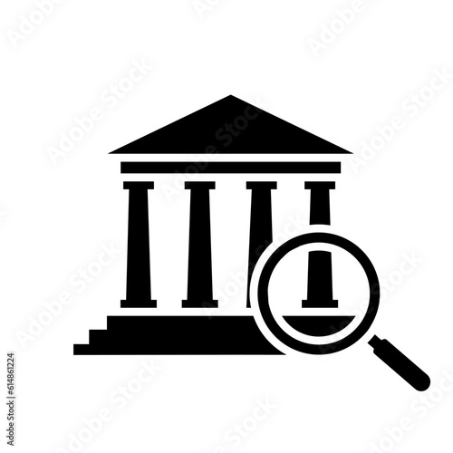 Check vector icon. Inspection illustration symbol. Testing symbol.