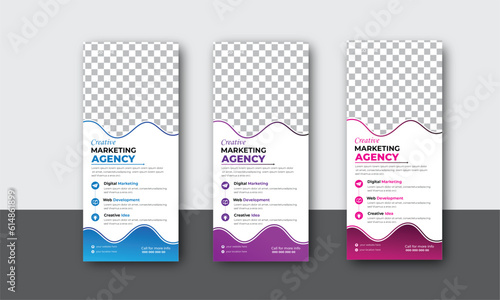 roll up banner design, unique and corporate professional roll up banner design,
