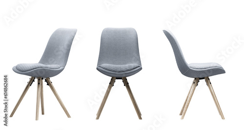 LIVING dining room chairs png , Side View front view  furniture 3D Rendering isolate on background  