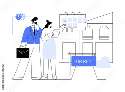 Wallpaper Mural Renting a retail property abstract concept vector illustration. Torontodigital.ca