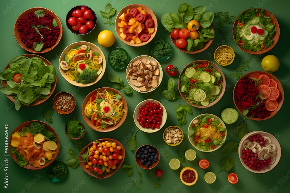 A salad with many ingredients. Generative AI A salad with many ingredients. Generative AI
