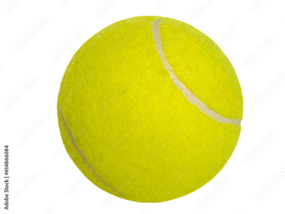 Piłka tenisowa, zdjęcie z bliska. Żółtozielona piłka. Wyraźna tekstura. - obrazy, fototapety, plakaty 