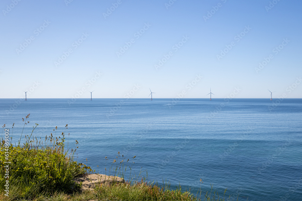 Rhode Island's Block Island Wind Farm, the first commercial offshore wind farm in the United States