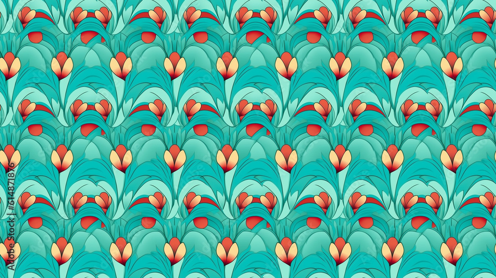 Seamless Art Deco, pattern, created with AI Generative Technology Seamless Art Deco, pattern, created with AI Generative Technology