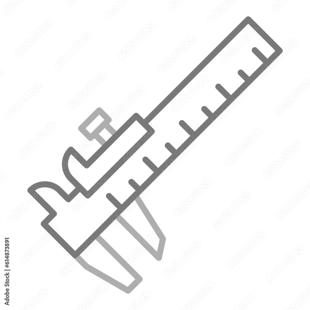 Vernier caliper Icon Vernier caliper Icon