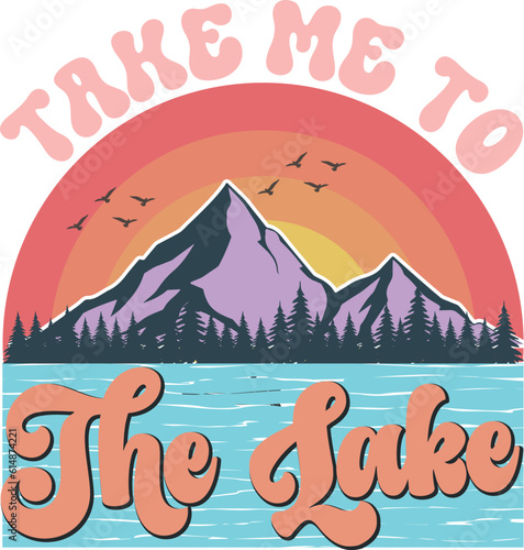 Lake Sublimation Designs Bundle