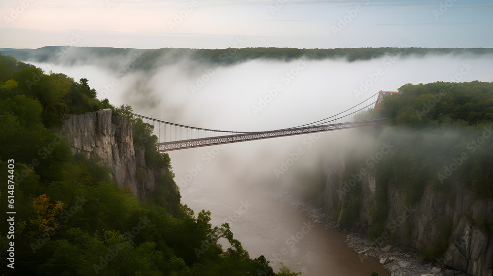 Fototapeta premium Beautiful Realistic Bridge