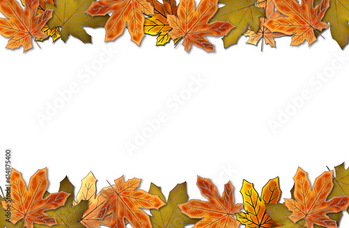 beautiful background of yellow autumn leaves