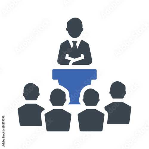 Business conference icon